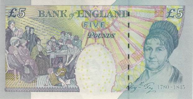 Bank of England 5 banknote - Five Pounds